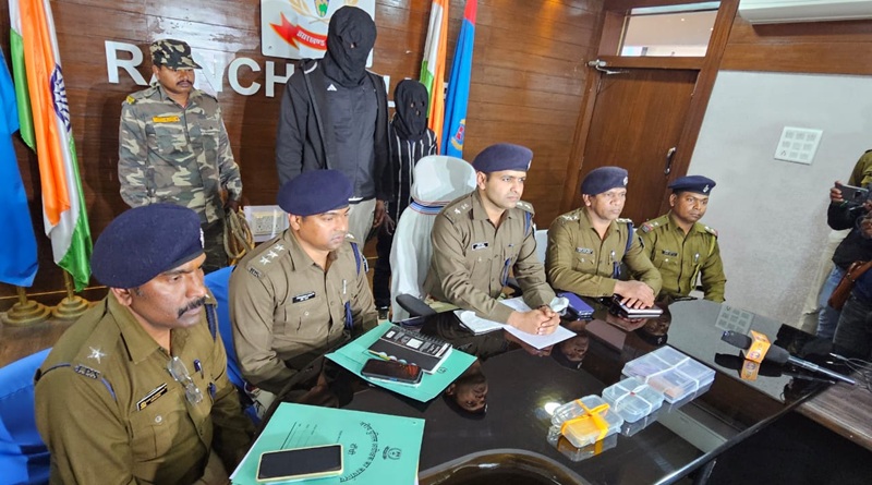 सासाराम से रांची लाकर ब्राउन शुगर का धंधा करनेवाले विद्यानगर निवासी दो युवा गिरफ्तार