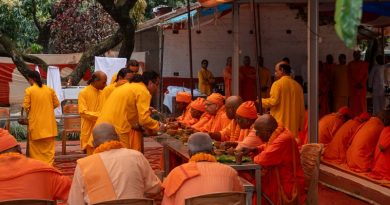 परमहंस योगानन्द की महासमाधि पर रांची के योगदा सत्संग आश्रम में साधु भंडारा आयोजित