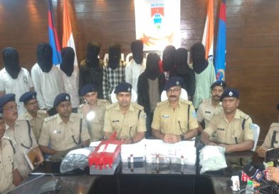 रांची के विभिन्न थाना क्षेत्रों से विगत दिनों में घटित लूटपाट की घटनाओं का उद्भेदन, 10 अपराधी गिरफ्तार एवं लूटे गये सारे सामान बरामद