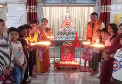 धूमधाम से मनीं रांची के देवी मंडप रोड सरोवर नगर में स्थित सूर्य मंदिर में हनुमान जन्मोत्सव