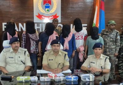 डोरण्डा थानान्तर्गत वाजपेयी पथ के बंद घर में चोरी करनेवाले सारे सात अपराधियों को रांची पुलिस ने किया गिरफ्तार, जेवरात बरामद