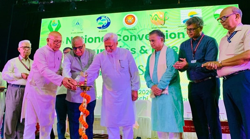 दो दिवसीय राष्ट्रीय नदी पर्वत सम्मेलन का शानदार आगाज, अथर्ववेद की उक्ति को कोट कर बोले राजेंद्र सिंह – हे प्रकृति! जो तुझे नुकसान पहुंचा रहा है, तू उसे नष्ट कर दे