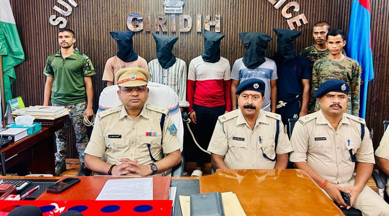 गिरिडीह के खंडोली से अपहृत तसलीम अंसारी को पुलिस ने कराया मुक्त, अपहरण में शामिल पांच अपराधियों को पुलिस ने किया गिरफ्तार