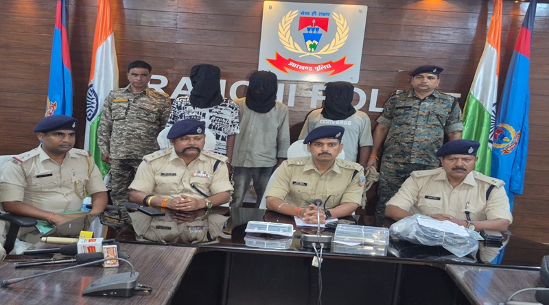 अंतरराज्यीय बाइक चोर गिरोह का भंडाफोड़, रांची, रामगढ़ और बोकारो से चोरी हुई सात बाइक के साथ तीन अपराधी गिरफ्तार, बिहार के गया में बेचते थे चोरी की बाइक, कई अन्य अपराधियों की अब भी तलाश