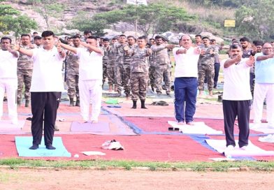 अंतरराष्ट्रीय योग दिवस पर झारखण्ड जगुवार में योग कार्यक्रम का आयोजन