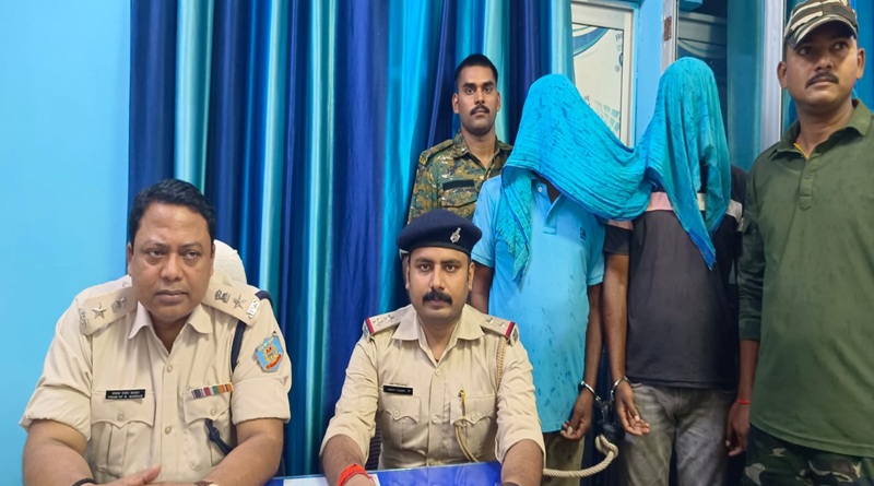 चतरा पुलिस ने टीएसपीसी संगठन से जुड़े दो वांछित सदस्यों को किया गिरफ्तार