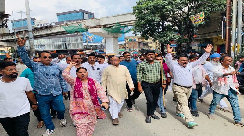 जमशेदपुर बंद शांतिपूर्ण, सरयू के नेतृत्व में सोनारी, बिष्टुपुर, कदमा, मानगो, साकची में दिखा स्वतः स्फूर्त बंद