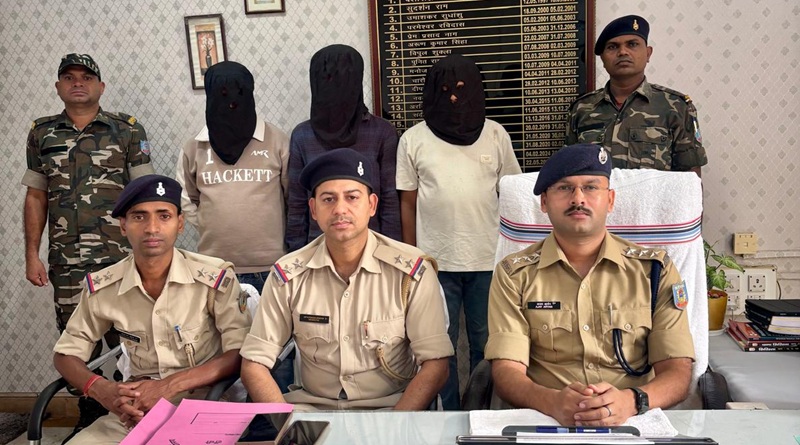 रांची पुलिस ने नशीले पदार्थों की तस्करी करने वाले तीन तस्करों को धर दबोचा