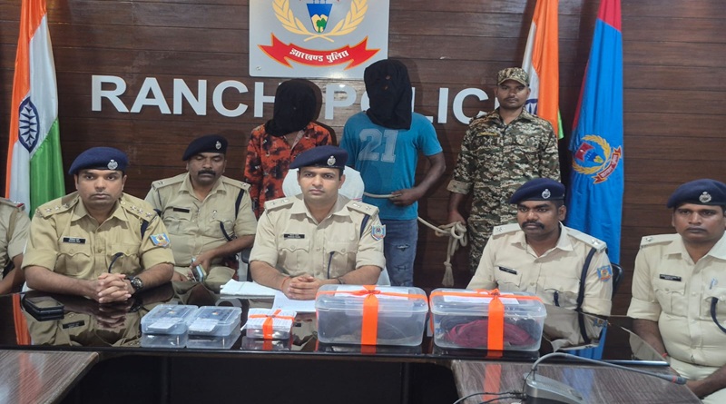 रांची में हुई हत्या, लूट और चोरी की तीन वारदातों का खुलासा, दो गिरफ्तार, दोनों आरोपियों ने तीनों घटनाओं में अपनी संलिप्तता स्वीकारी