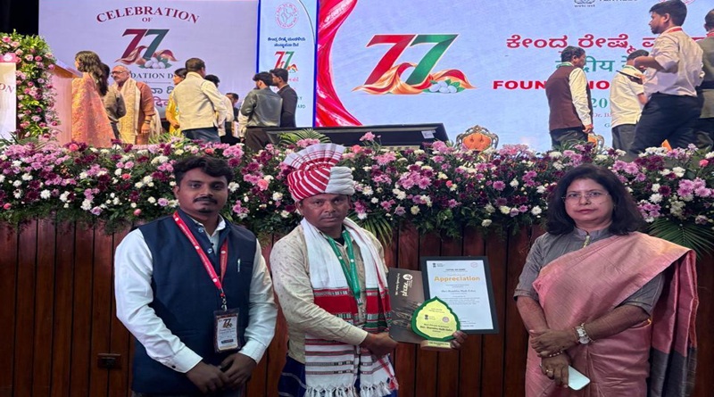 गौरव की अनुभूतिः रेशम किसान शम्भू नाथ देहरी ने राष्ट्रीय स्तर पर झारखंड का नाम किया रौशन