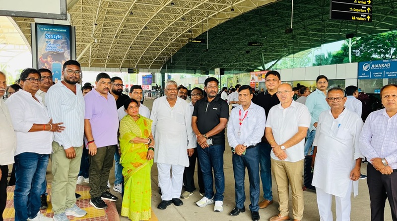 राष्ट्रमंडल संसदीय संघ सम्मेलन में भाग लेने के उपरांत विधानसभा सदस्य मथुरा प्रसाद महतो एवं दशरथ गागराई पहुंचे रांची