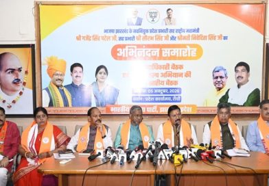 नये-नये भाजपा के प्रदेश प्रभारी बने गजेन्द्र, घुसपैठ, मतदाता सूची, महिला सुरक्षा, रोजगार को लेकर हेमन्त सरकार को घेरने की कोशिश की