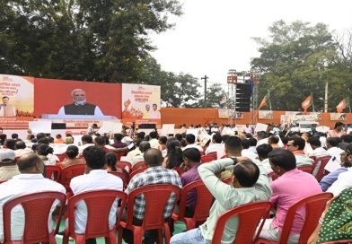 इधर ‘वी विल डू इट’ के संकल्प के साथ प्रधानमंत्री नरेंद्र मोदी ने दिया विकसित भारत का मंत्र, उधर रांची के हरमू चौक को भाजपाइयों ने दिया नया नाम “विकसित भारत संकल्प चौक”