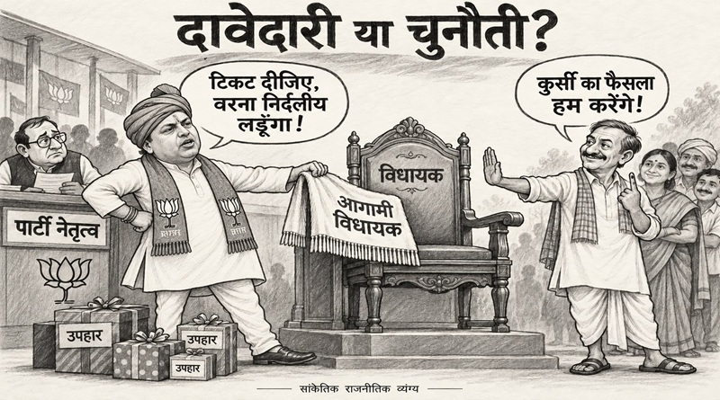 ‘गिफ्ट’ से गद्दी और ‘भूखंड’ से सियासत अर्थात् रांची में भाजपा आलाकमान को ‘बाहुबली’ अल्टीमेटम
